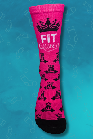 Fit Queen Fitness Crew Socks