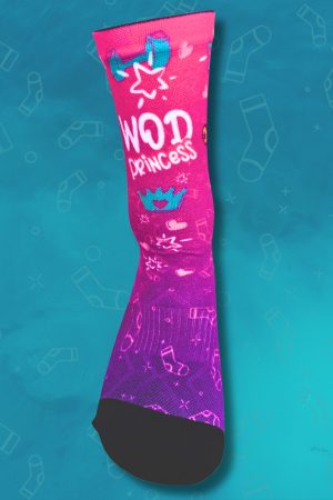 WOD Princess Fitness Crew Socks